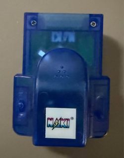 N64 Nintendo Naki Rocker Joypad Vibrator Rumble Pack Blue Controller