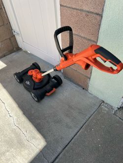 BLACK+DECKER Electric 2-in-1 String Trimmer & Mower