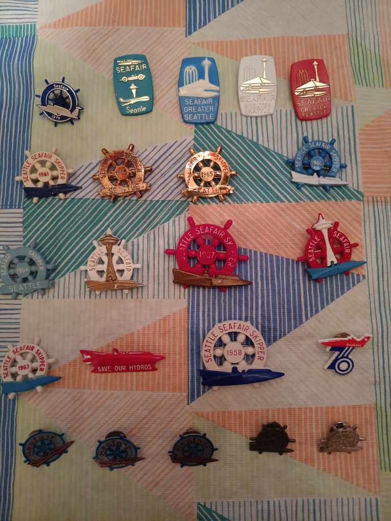 Vintage Seafair Skipper Pins