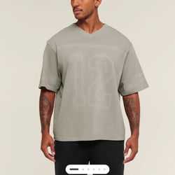 Gymshark COLLEGIATE WASHED JERSEY T-SHIRT