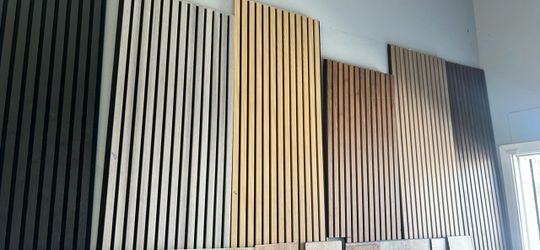 Slat acoustic wall panels