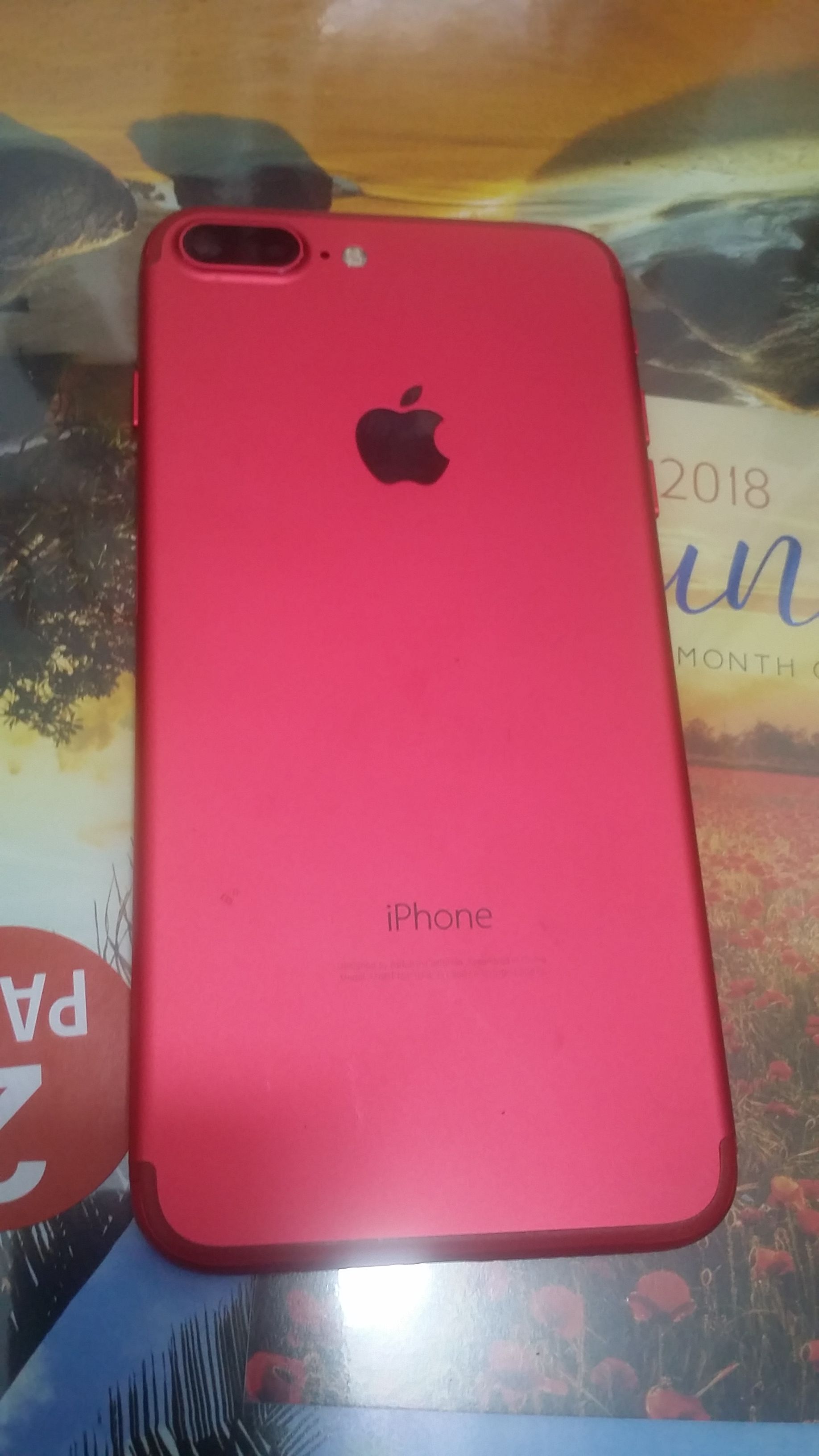 Iphone 7 plus red fake