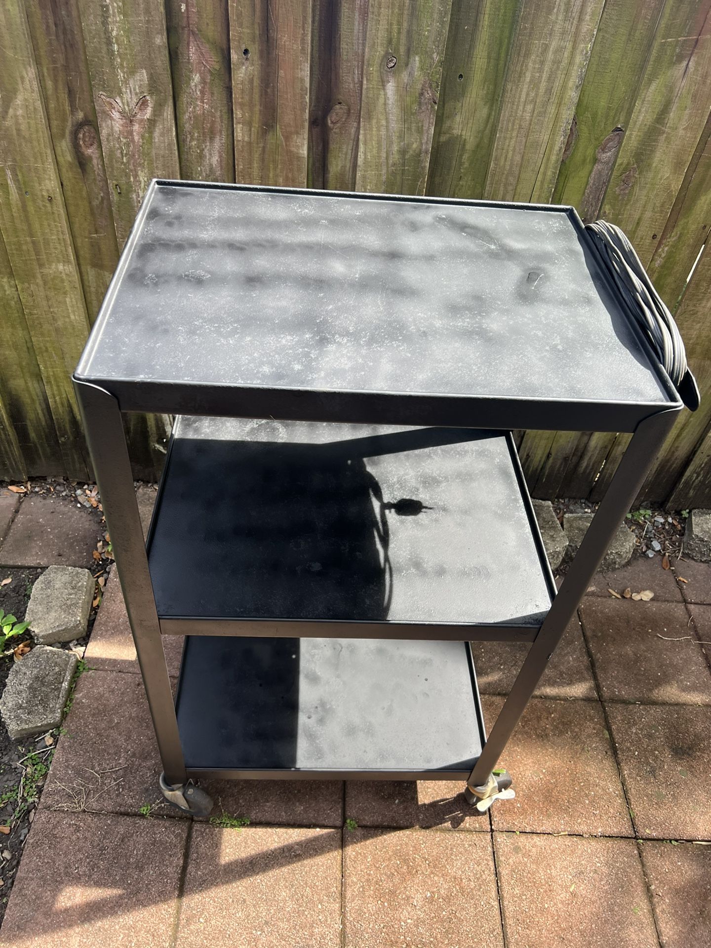 Utility and audio visual cart with electrical outlets for Sale in Miami