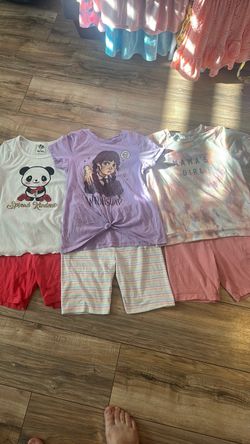 Girls Graphic Tee & Shorts Sets – Lot of 3 size 12