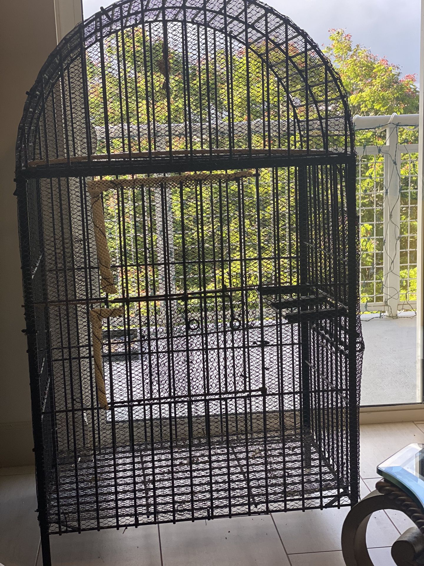 Large Flight Parrot Bird Cage for Small Quaker Parrot Cockatiel Sun Parakeet Green Cheek Conure Budgie Finch Lovebird Canary Pet Bird