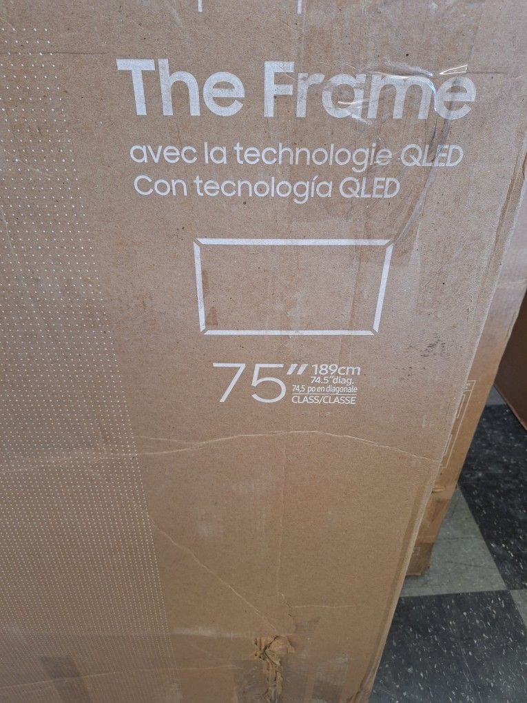 SAMSUNG 75"INCH QLED 4K THE FRAME TV LS03D
