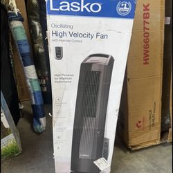 Lasko 3-Speed Remote Controlled Oscillating High 