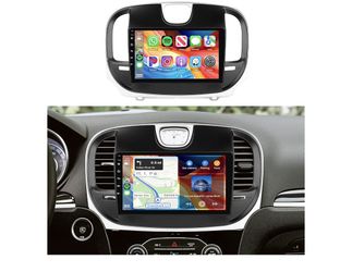 5Ghz WiFi Car Stereo Radio for Chrysler -2019 with Wireless Carplay/Android Auto,AM/RDS/FM,DSP EQ,9 Inch IPS Touchscreen GPS Android 15 26UIs 