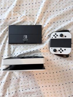 Nintendo Switch - White (Joycons Included with adapter!)