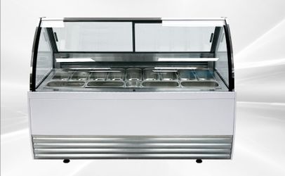 NSF 13 pan Gelato Ice Cream Display Showcase DW-13R