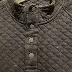Eddie Bauer Half Front Snap Button XXL