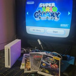 Nintendo wii with games