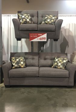 2Pc Sofa and Loveseat Set Sale