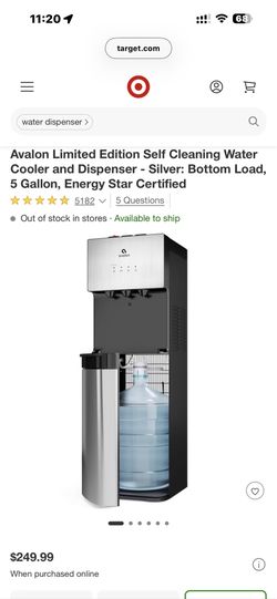 Avalon Bottom Loading Self-Cleaning Water Cooler 