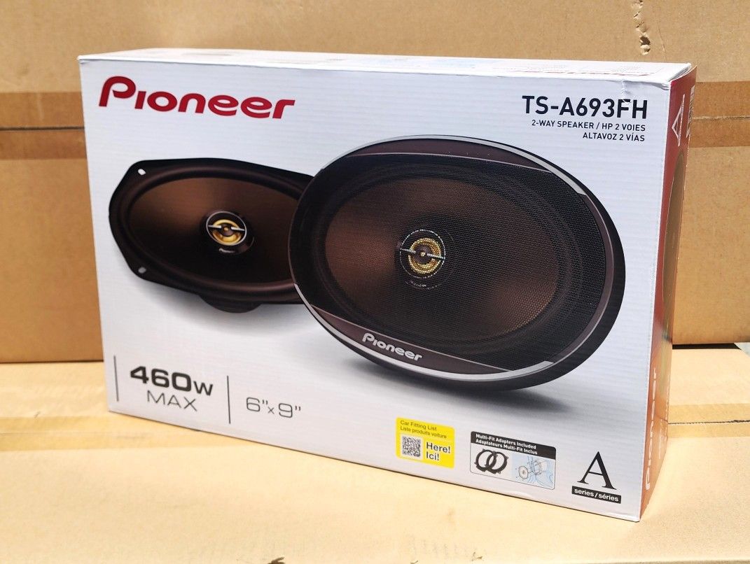 Pioneer Car Speakers Set A-Series 6x9 Inch 2-Way Coaxial Speaker System 460 Watts TS-A693FH 🚨 Payment Options Available 🚨 No Credit Needed 🚨