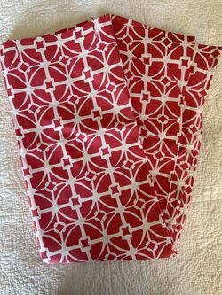 World Market • Trellis Pattern Fabric Shower Curtain