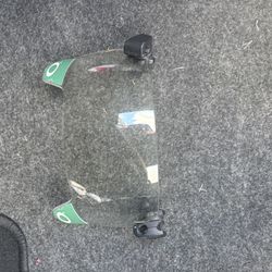 clear Oakley visor football