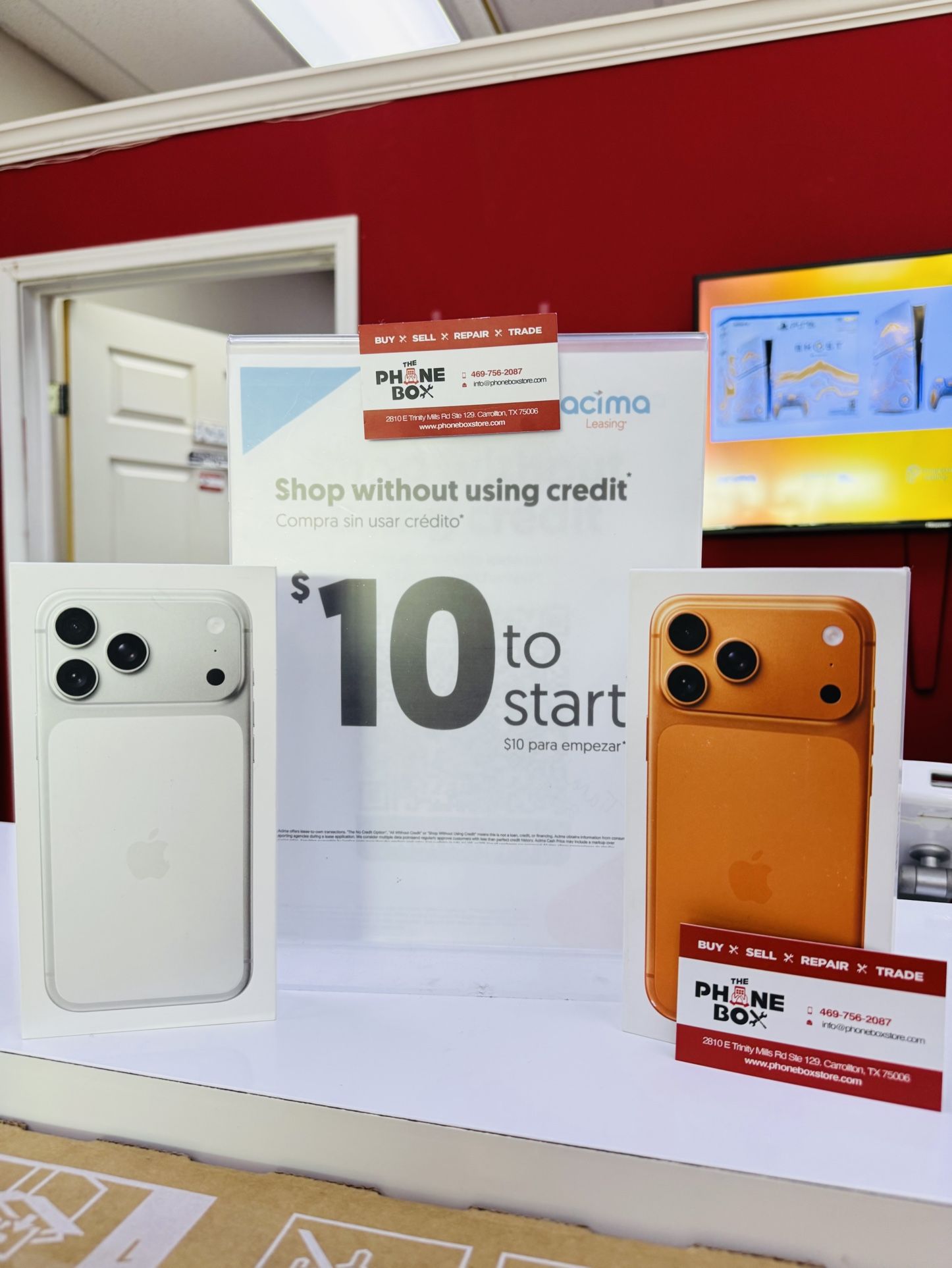 iPhone 17 Pro Max 256GB Nuevo, liberado de fábrica, con opción de pago a plazos.