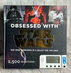 Obsessed With Star Wars Electronic 2500 Question Trivia Hardcover Book 2008