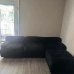 Black Sectional 