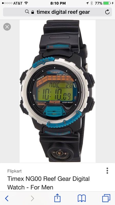 Timex NG00 Reef Gear Digital Watch- Men's