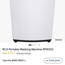 **Make an offer** portable washer and dryer (rack)