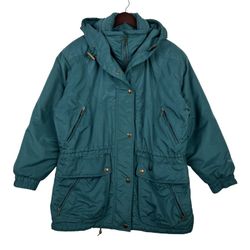 VINTAGE CB Sports Parka Puffer Womens Jacket SZ 10