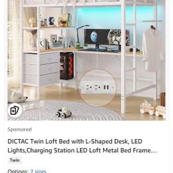 Loft Bed With Desk