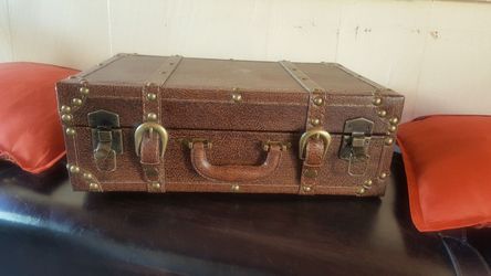 Brand new Leather storage briefcase