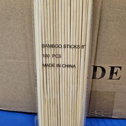 Bamboo Skewers 8" 