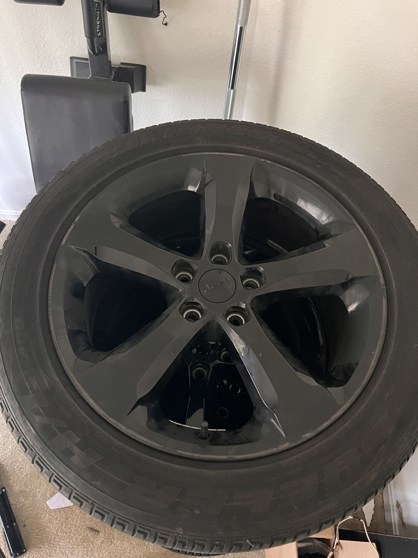20” OEM Black Jeep Wheels - 4 (bolt Pattern 5x5/ 5x127)