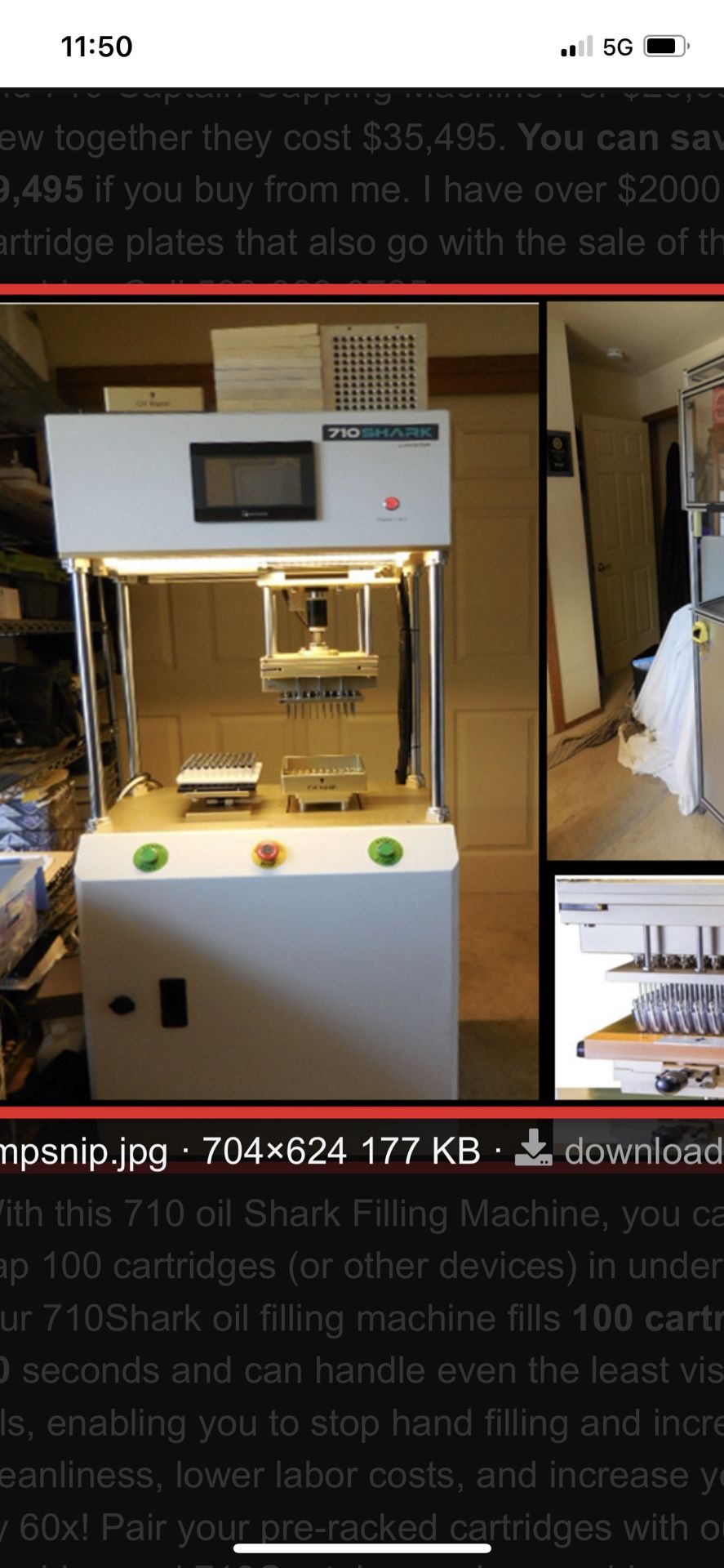 710 Shark Cartridge & DISPOSABLE FILLING MACHINE FOR OILS