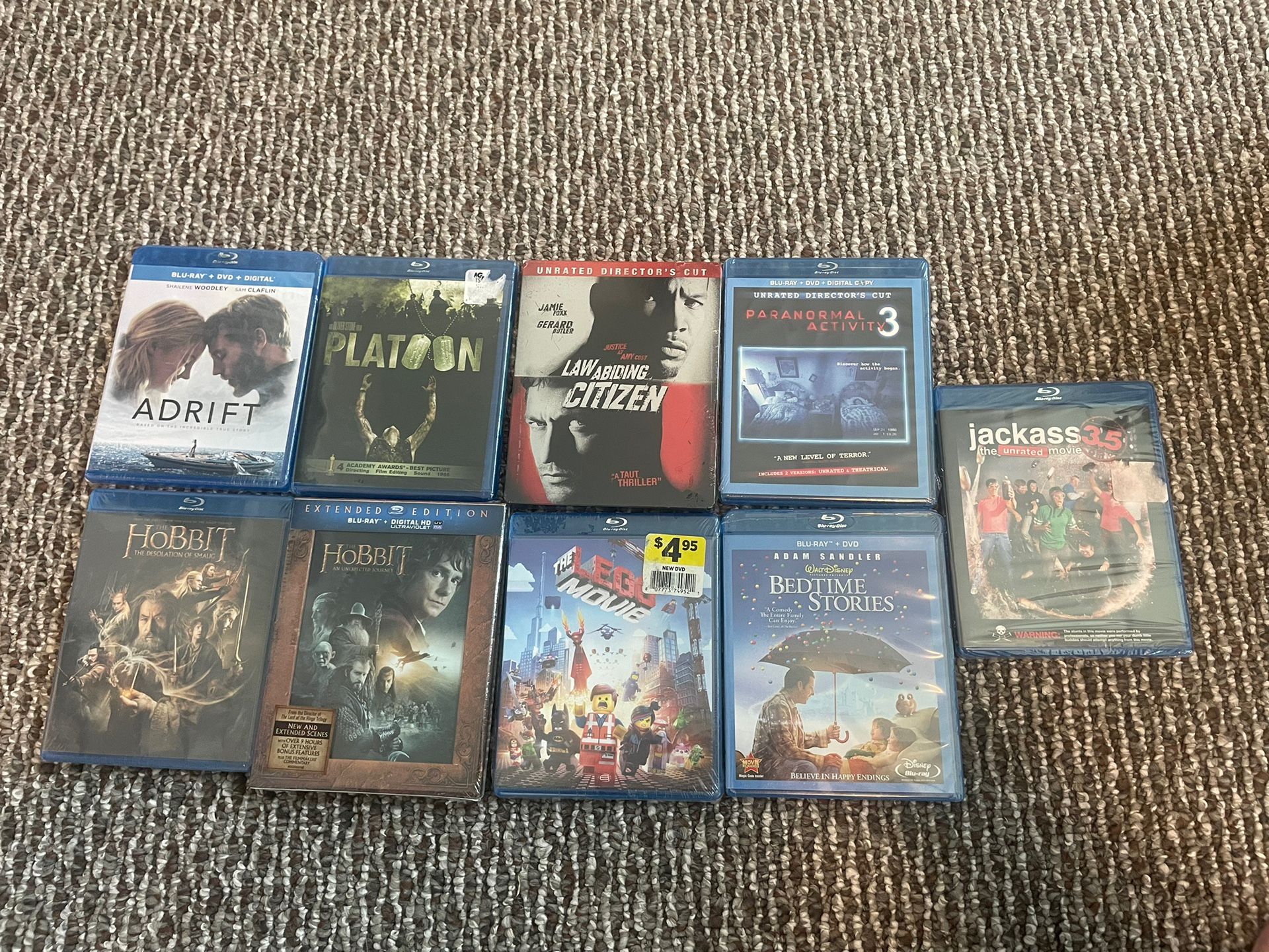 BRAND NEW BLU-RAY MOVIES STILL SEALED
