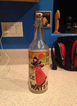 Antique Ice Water Bottle
