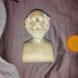 Homer Small Bust Marble? 7"