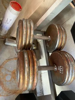 80 Pound Dumbbells IVanco