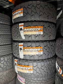 Lt 295/70r17 arroyo tamarock rt installation and balance include