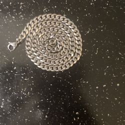 Silver Cuban Link Chain