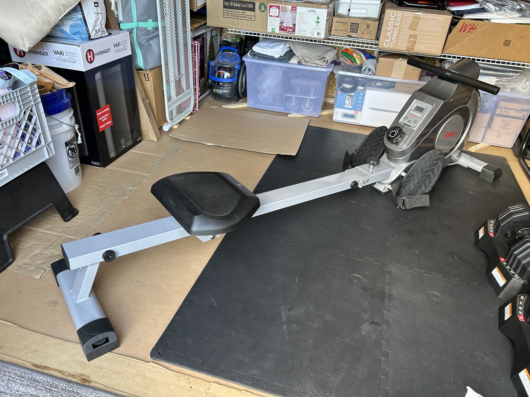 Sunny Brand Foldable Rowing Machine $80