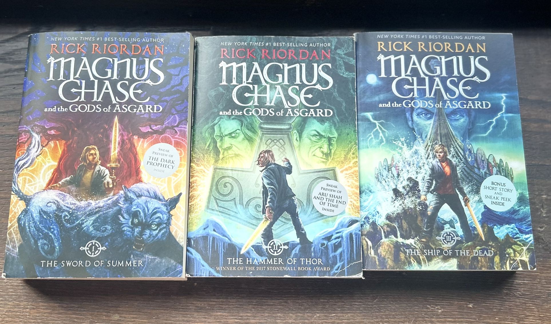 Magnus Chase Books 1-3 By Rick Riordan