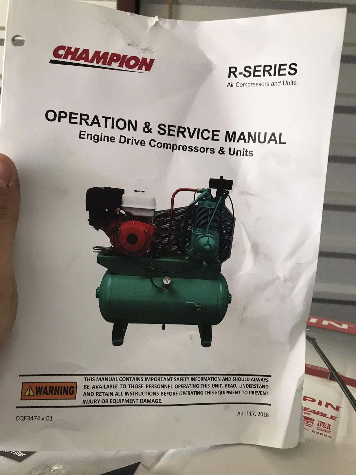 Champion Air Compressor Brand New