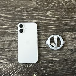 iPhone 16 White UNLOCKED FOR ANY CARRIER!