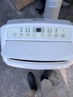 Portable air conditioning  up to 450 sq ft works great.