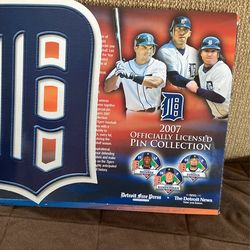2007 Detroit Tigers Medallion Set. One Pin Is Missing Jeremy Bonderman