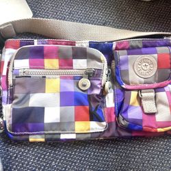 kipling fanny pack colorful