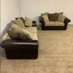  Couch and Loveseat