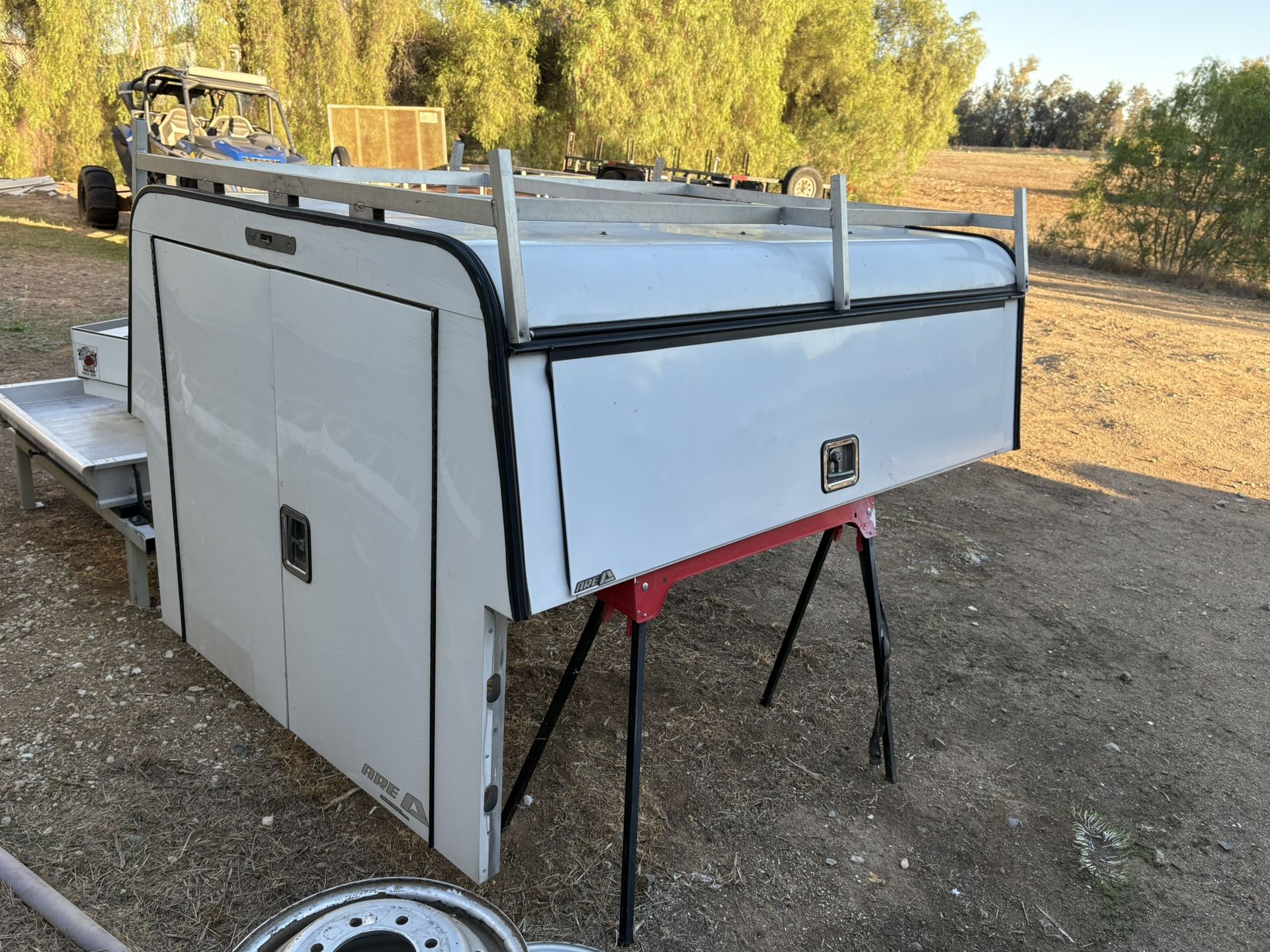 2018 Chevy Colorado ARE Utility Camper Shell With Rat Pack Deck Drawer, And Jotto Deck Slider