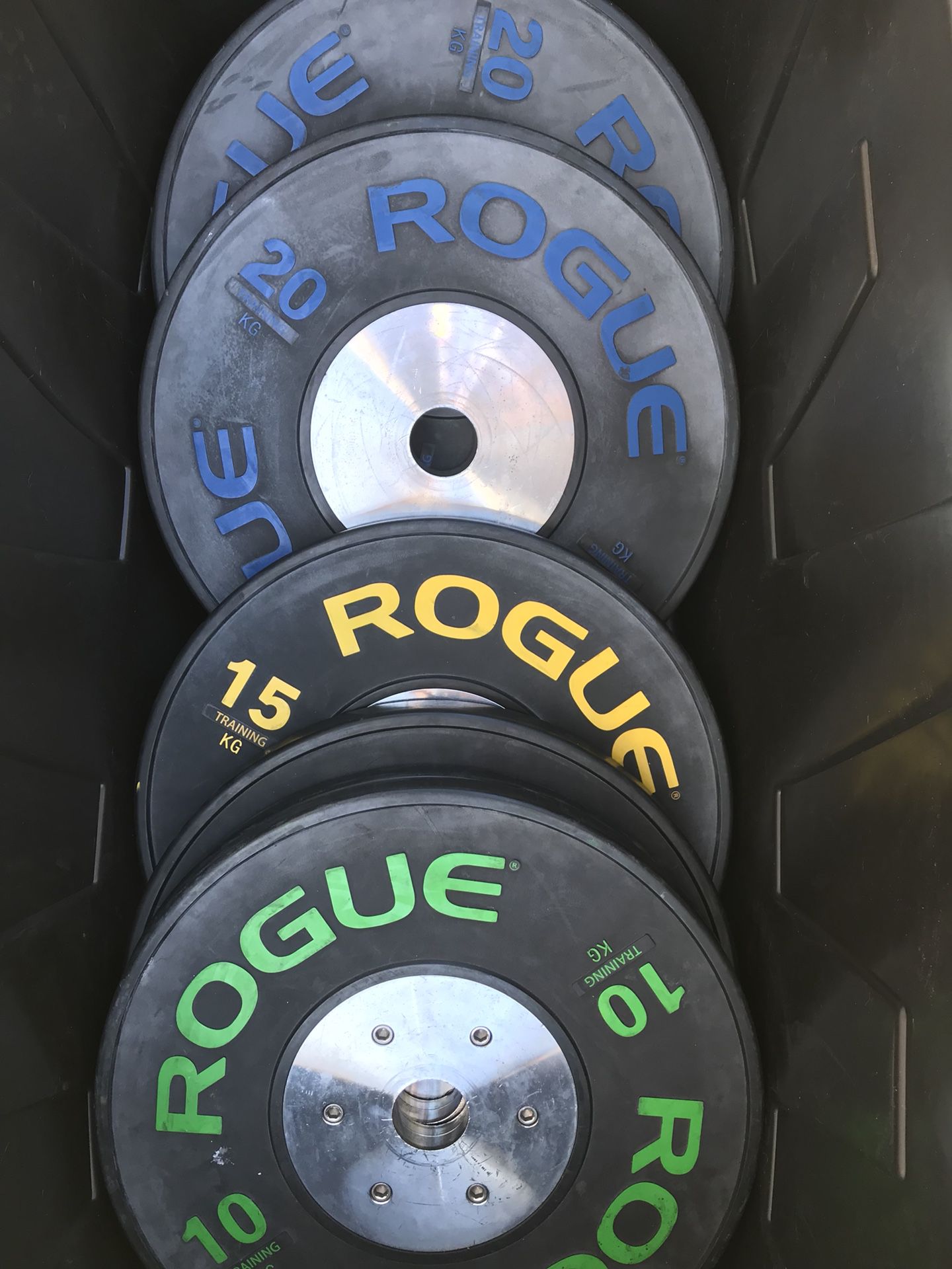 Rogue bumper plates