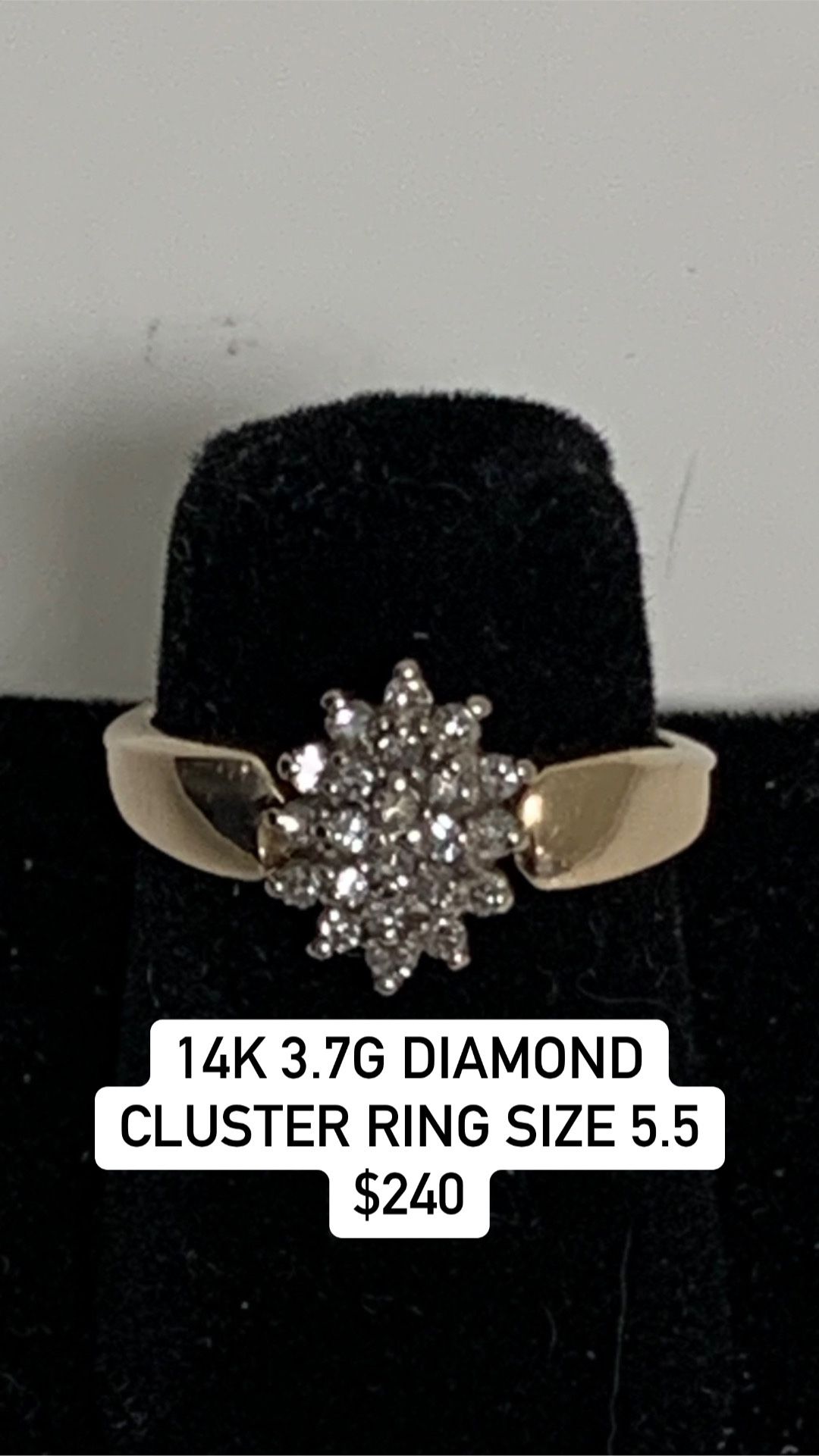 Diamond Cluster Ring #25607