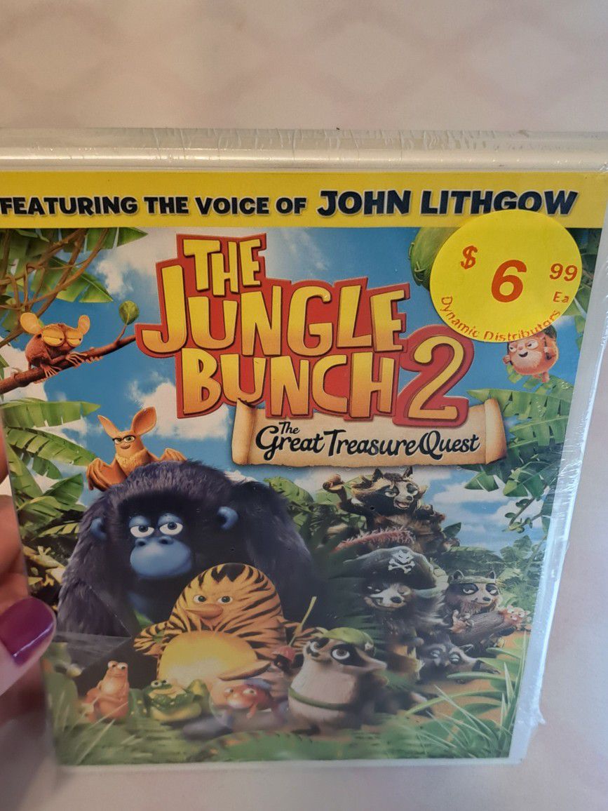 DVD The Jungle Bunch 2 Great Treasure Quest Children's DV NEW!